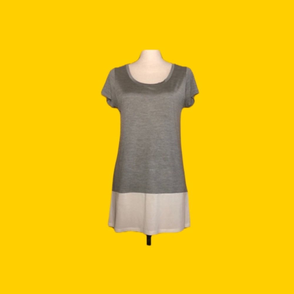 Bruce Field silk short sleeve mini dress